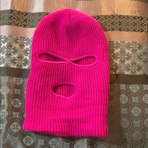 Hot Pink Ski Mask